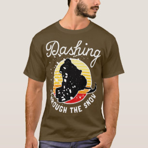 Snowmobiling Dashing Through The Snow T-Shirt