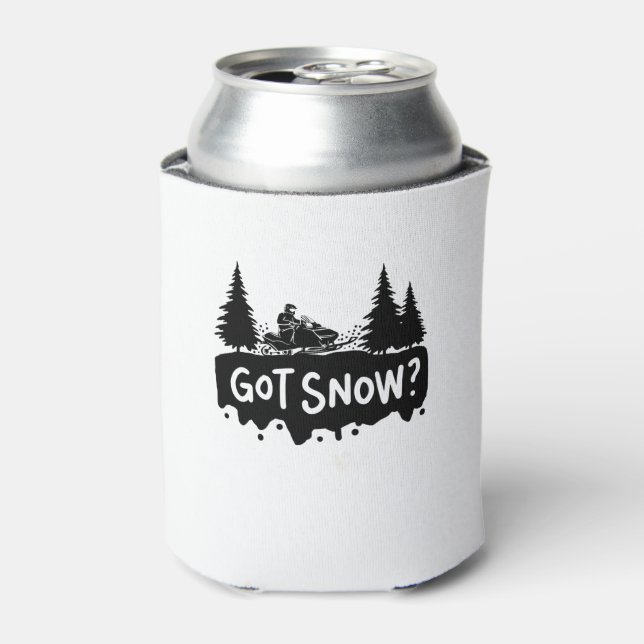 Snowmobiling - Got Snow Can Cooler (Can Front)