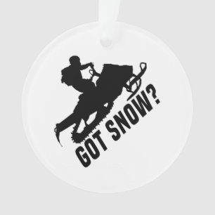 Snowmobiling - Got Snow Snowmobile Gifts Ornament