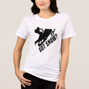 Snowmobiling - Got Snow Snowmobile Gifts Tri-Blend Shirt