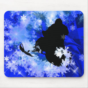 Snowmobiling in the Avalanche Mouse Pad
