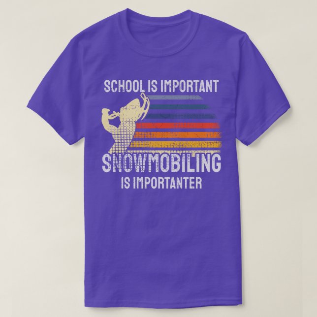 Snowmobiling Snowmobile 3 T-Shirt (Design Front)