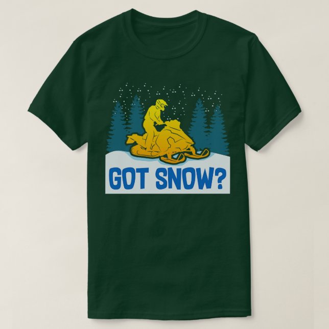 Snowmobiling Snowmobile Gift T-Shirt (Design Front)