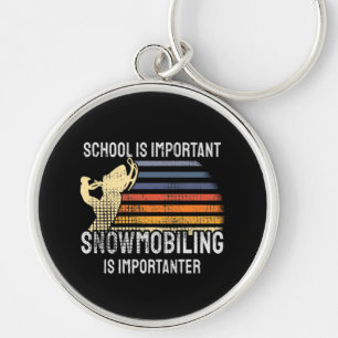 Snowmobiling Snowmobile Key Ring