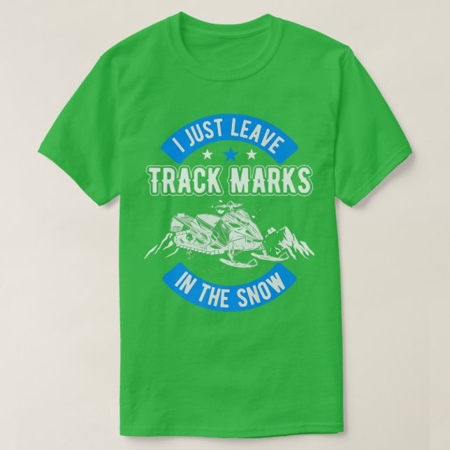 Snowmobiling Snowmobile Riding Snow Lover  T-Shirt (Design Front)