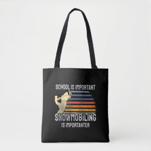 Snowmobiling Snowmobile Tote Bag