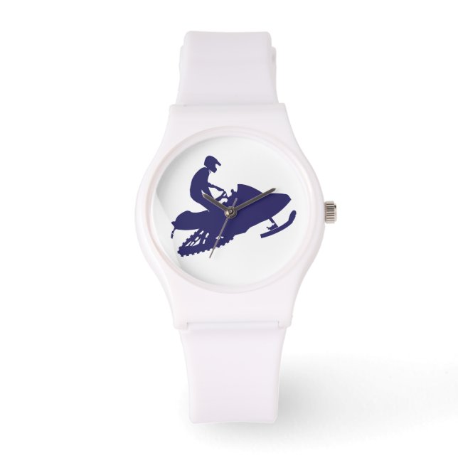 Snowmobiling Snowmobiler Watch (Front)
