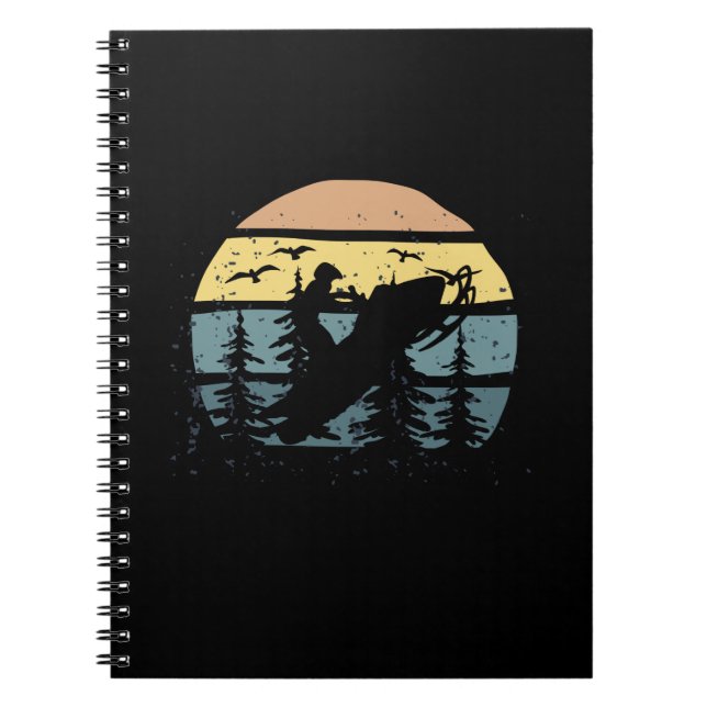 Snowmobiling Snowmobilie Notebook (Front)