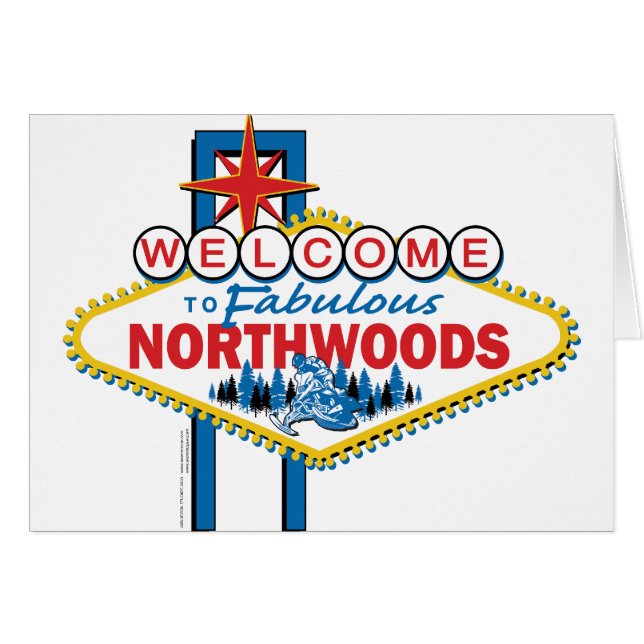 Snowmobiling/Welcome to the Northwoods (Front Horizontal)