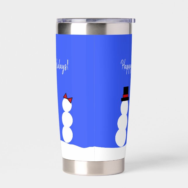 Snowpeople Insulate Tumbler (Left)