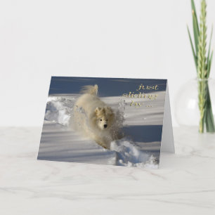 Snowplow Birthday Card