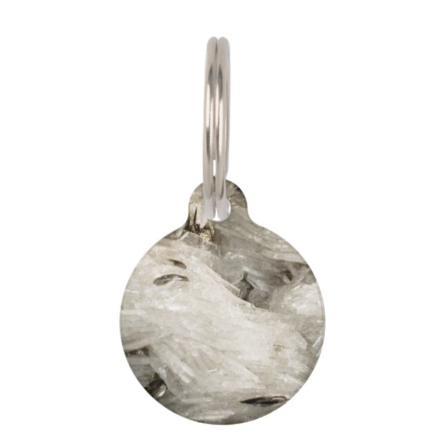 Snowscape of Crystals  Pet Tag (Front)