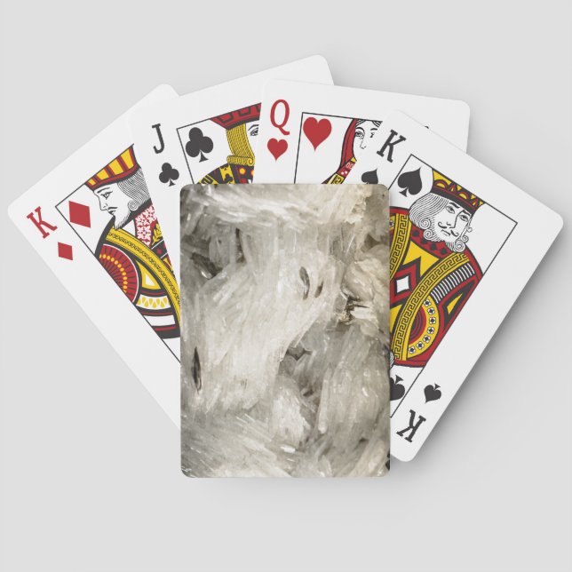 Snowscape of Crystals  Playing Cards (Back)