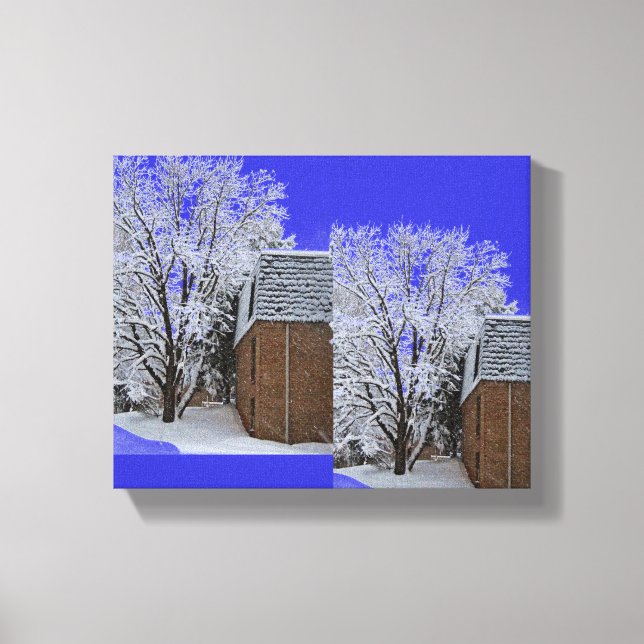 Snowscapes of NJ Canvas Print (Front)