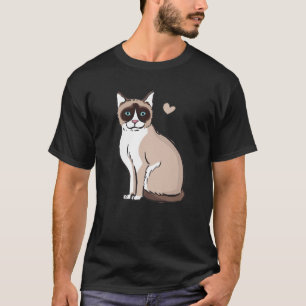 Snowshoe Cat Funny T-Shirt