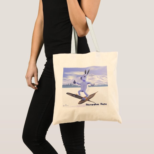 Snowshoe Hare Tote Bag (Front (Product))