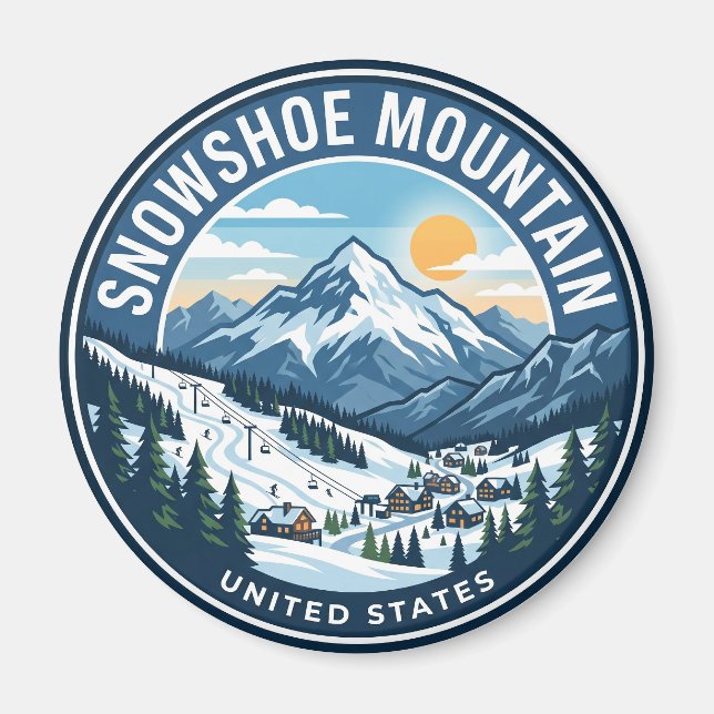 Snowshoe Mountain West Virginia Magnet (Front)