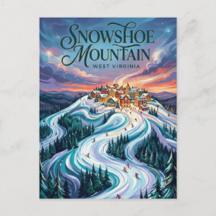 Snowshoe Mountain West Virginia Postcard