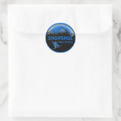 Snowshoe West Virginia blue snowboard stickers (Bag)