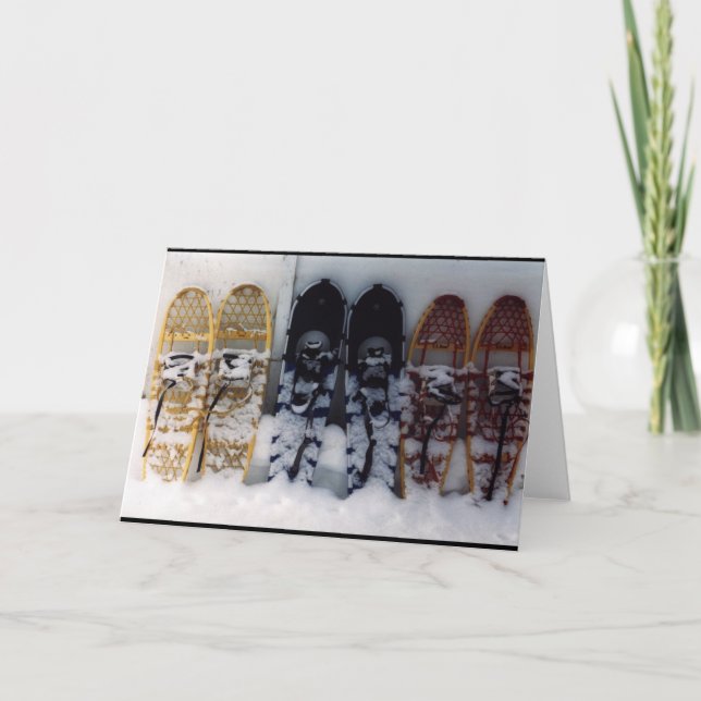 Snowshoes Card (Front)