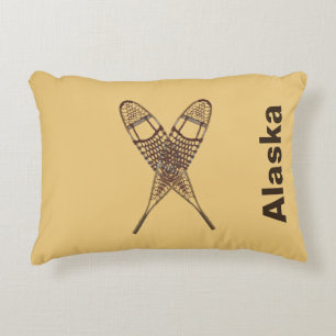 Snowshoes Decorative Cushion