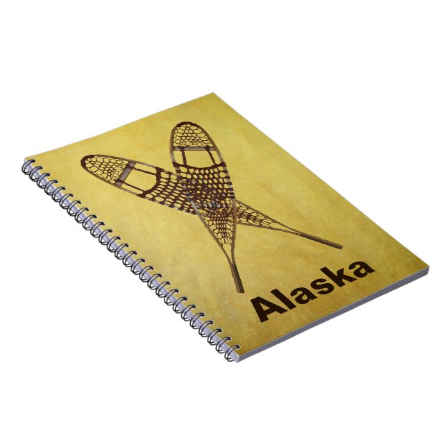 Snowshoes Spiral Notebook (Right Side)