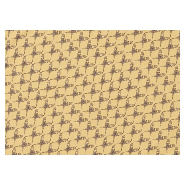 Snowshoes Tablecloth (Front (Horizontal))