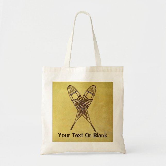 Snowshoes Tote Bag (Front)