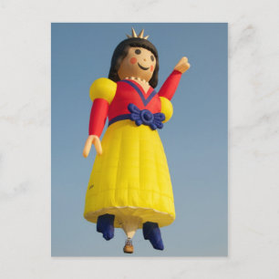 SnowWhite Balloon Postcard