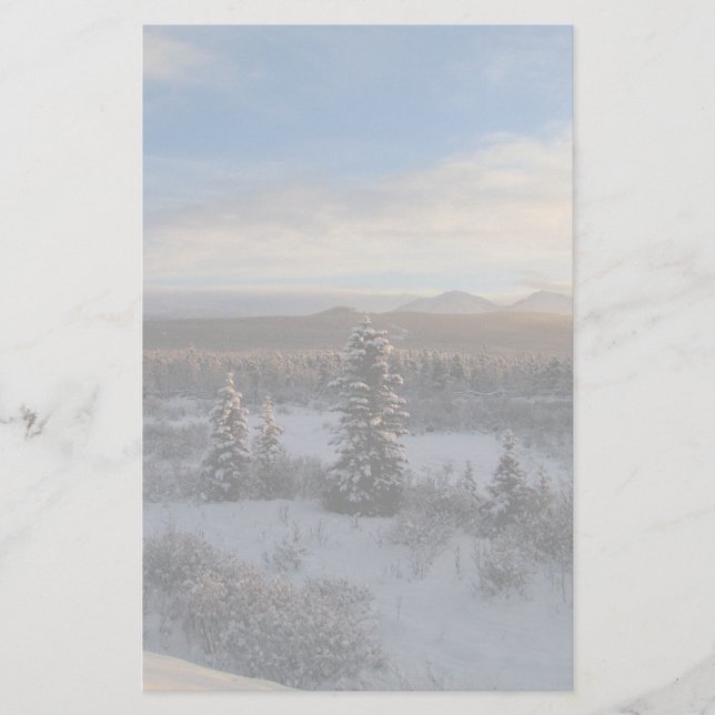 Snowy Afternoon Stationery (Front)