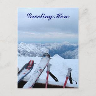 Snowy Alps Post Card