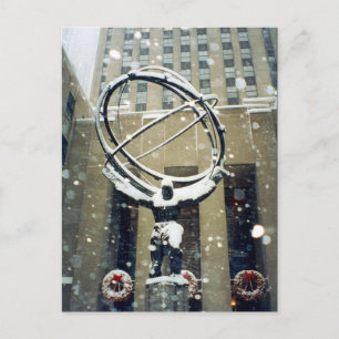 snowy atlas postcard