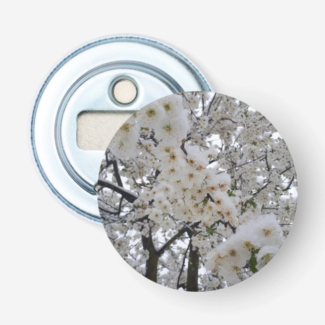 Snowy Blossom Bottle Opener (Front)