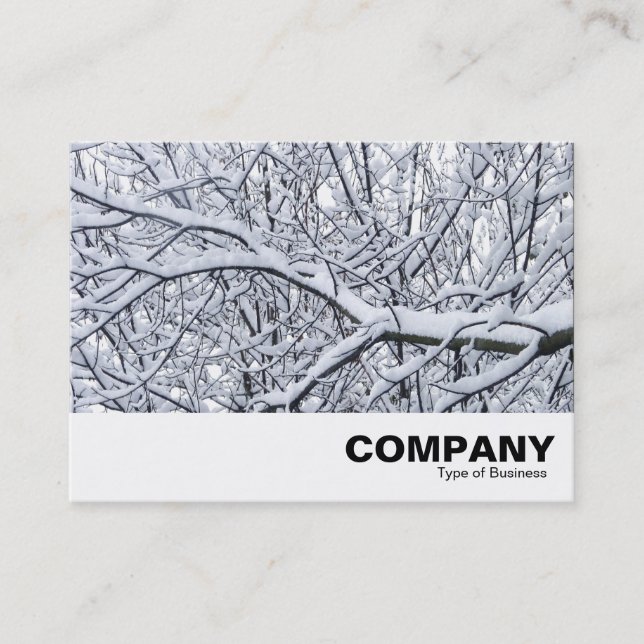 Snowy Branches Business Card (Front)
