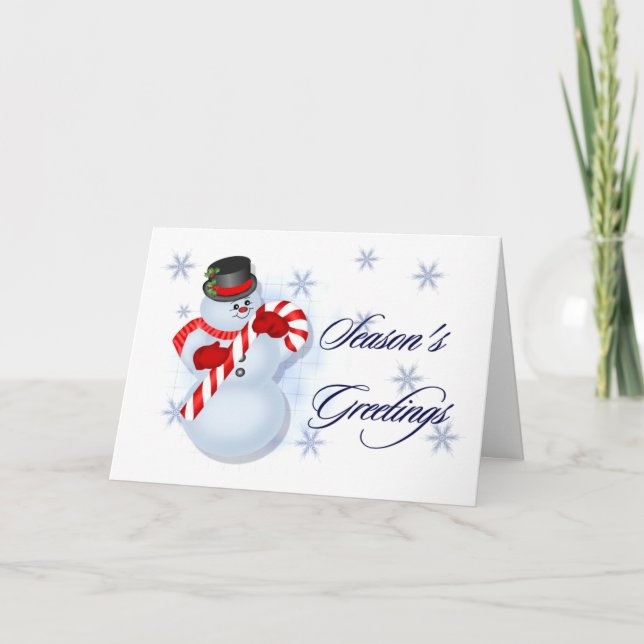 Snowy Christmas Card (Front)