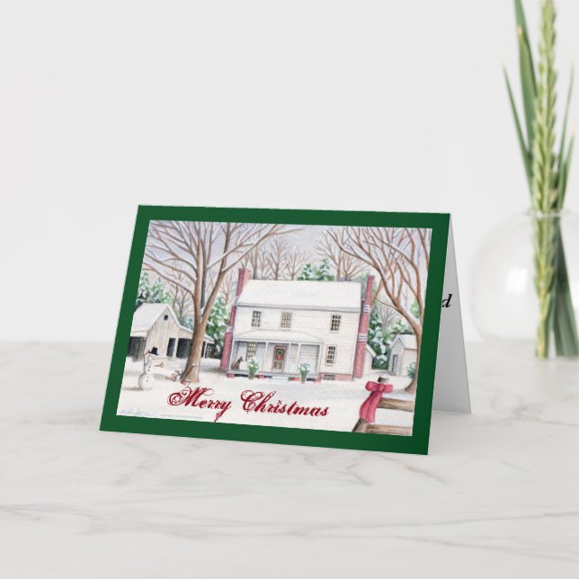 Snowy Christmas Card (Front)