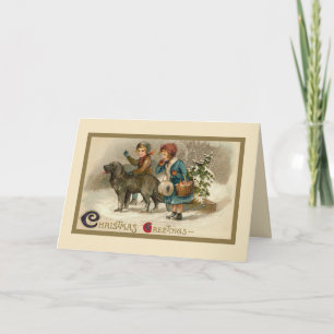 Snowy Christmas Holiday Card