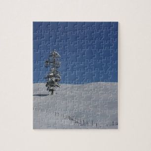 Snowy cold winter landscape 4 jigsaw puzzle