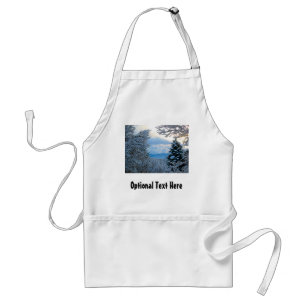 Snowy Colorado Standard Apron