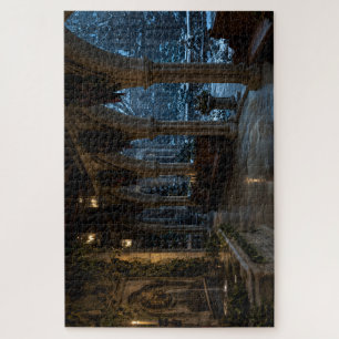 Snowy Conservatory Hall Jigsaw Puzzle