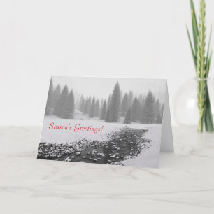 Snowy Creek (Day) Christmas Card