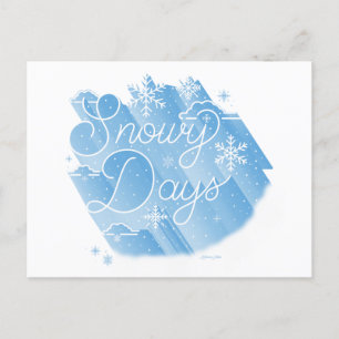 Snowy Days / Postcard
