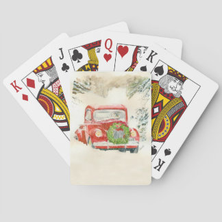 Snowy Days Ride Classic Playing Cards