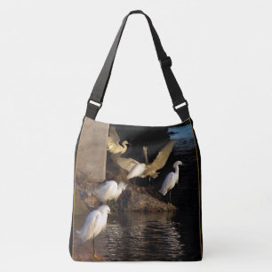 Snowy Egret Birds Wildlife Animals Tote Bag