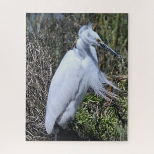 Snowy Egret Jigsaw Puzzle