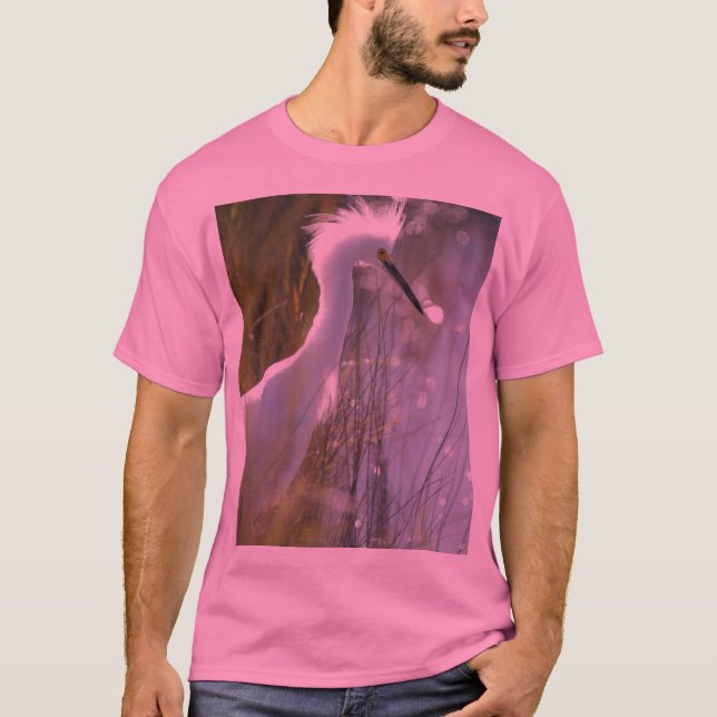 Snowy Egret T-Shirt (Front)