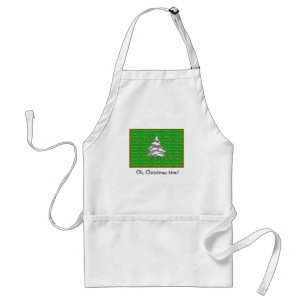 Snowy Evergreen Oh, Christmas Tree! Standard Apron