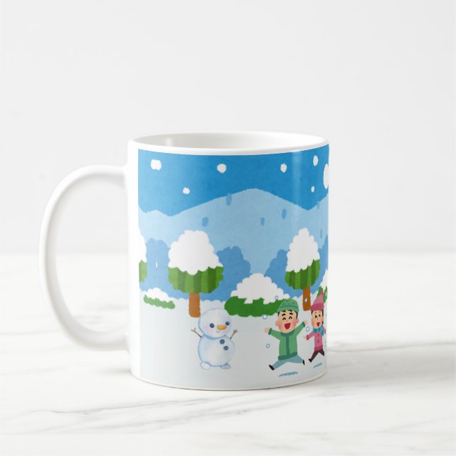 Snowy Fairytale Coffee Mug (Left)