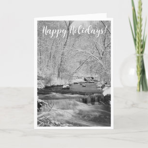 Snowy Falls Holiday Card