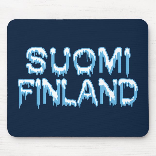 Snowy Finland mousepad (Front)